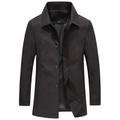 Men's Slim Fit Winter Jacket - Classic Navy