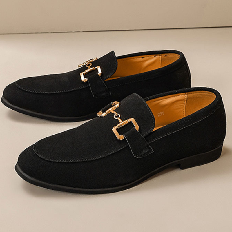 Men's Slip-On Loafers - Elegant Formal Shoes