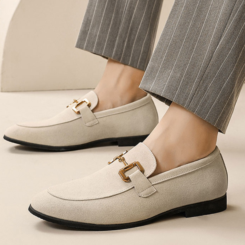 Men's Slip-On Loafers - Elegant Formal Shoes