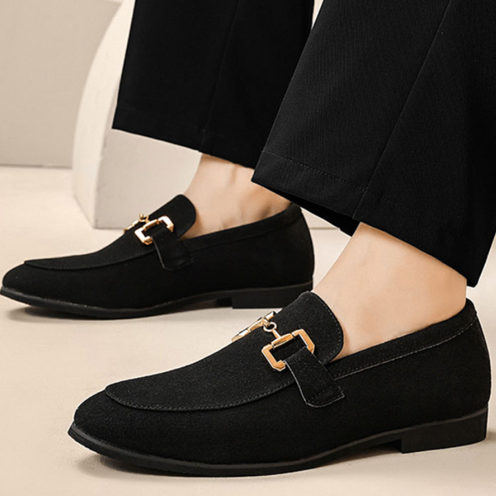 Men's Slip-On Loafers - Elegant Formal Shoes
