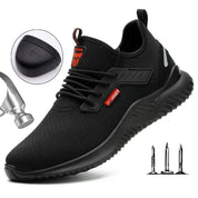 Men's Steel Toe Work Shoes - Comfortable Safety Sneakers