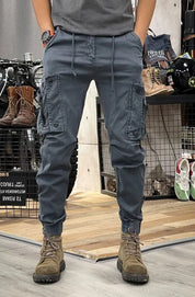 Men's Stretch Cargo Pants - Durable & Comfortable - Grey 2