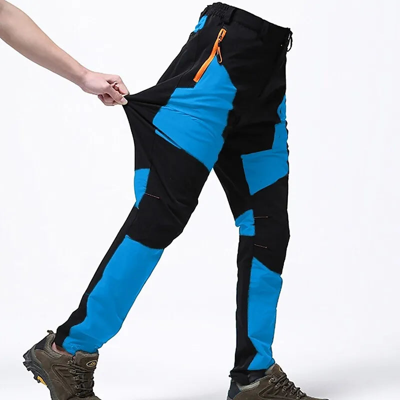 Men's Tactical Cargo Pants - Waterproof & Reinforced - Blue