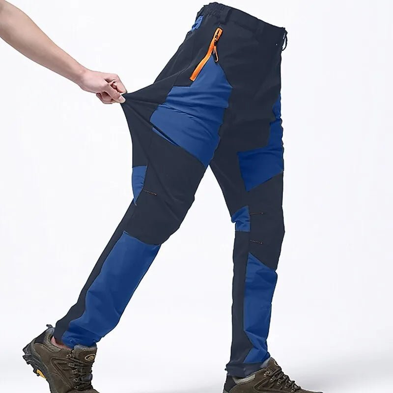Men's Tactical Cargo Pants - Waterproof & Reinforced - Navy