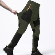 Men's Tactical Cargo Pants - Waterproof & Reinforced - Olive Green