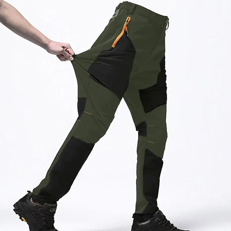 Men's Tactical Cargo Pants - Waterproof & Reinforced - Olive Green
