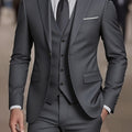 Men's Tailored Three-Piece Suit - Slim Fit