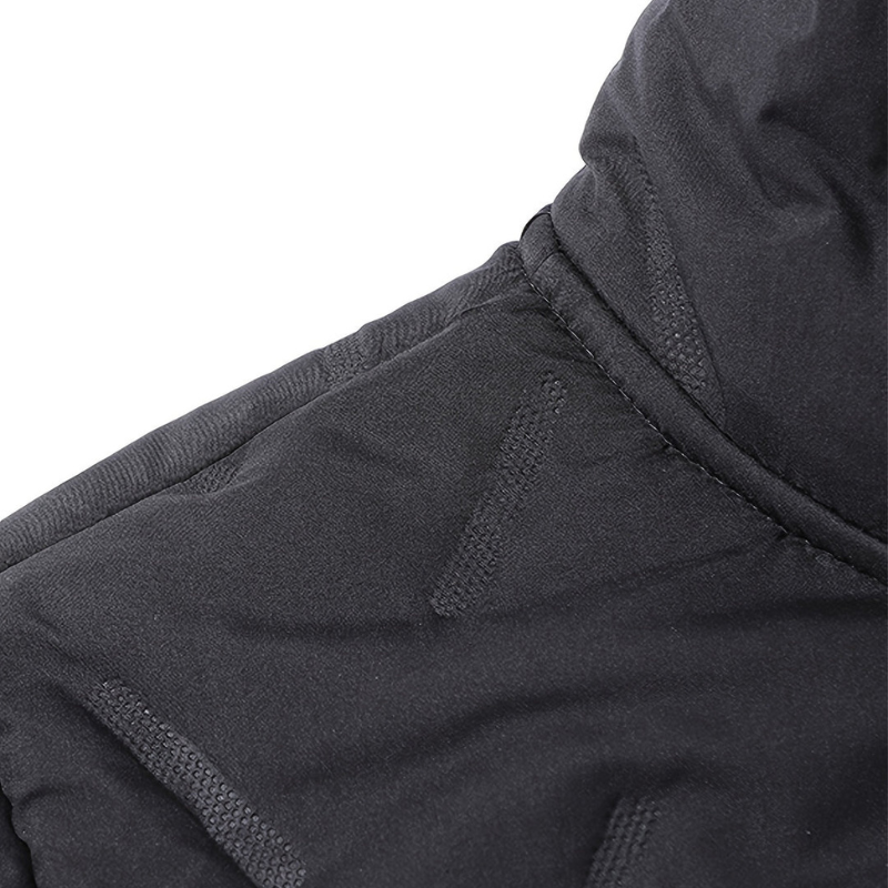 Men's Thermal Winter Jacket - Windproof Hooded Loose Fit