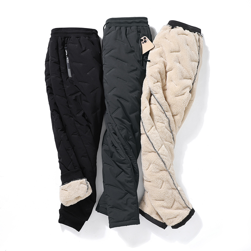 Men's Thick Wool Winter Joggers - Warm & Comfortable