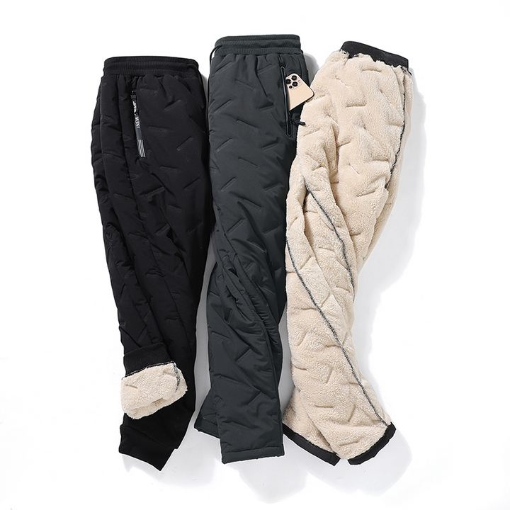 Men's Thick Wool Winter Joggers - Warm & Comfortable
