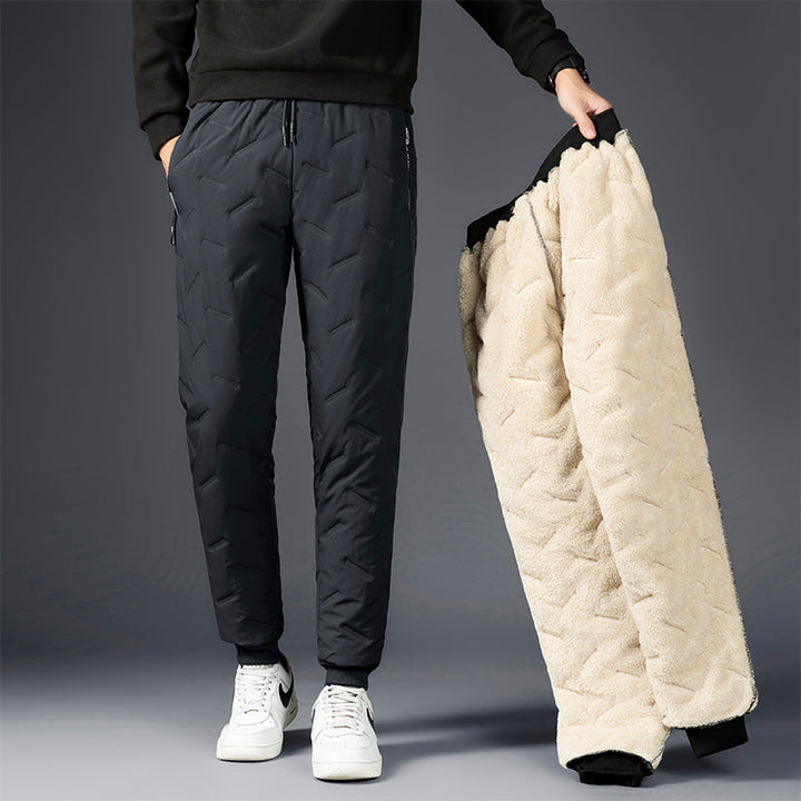 Men's Thick Wool Winter Joggers - Warm & Comfortable