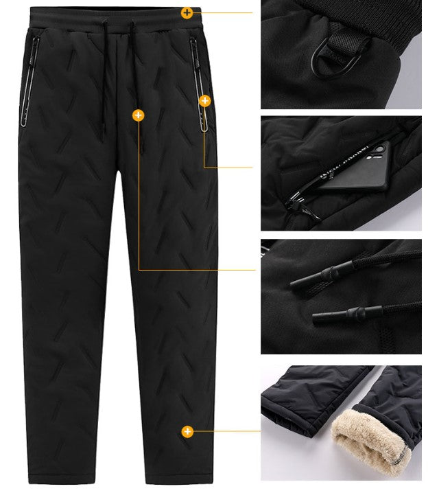 Men's Thick Wool Winter Joggers - Warm & Comfortable