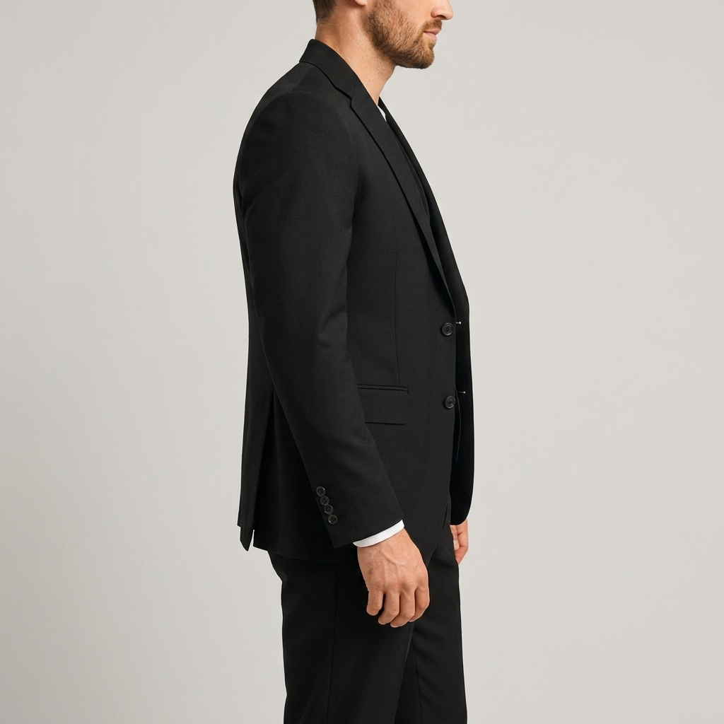 Men's Three-Piece Suit with Waistcoat - Classic Formal