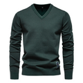 Men's V-Neck Sweater - Timeless Elegance