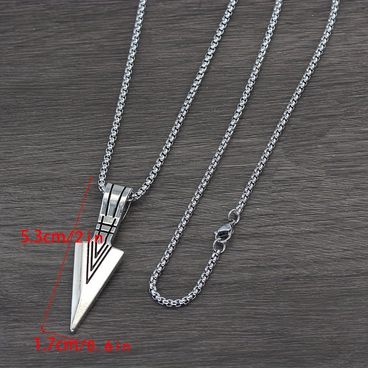 Men's Viking Chain Necklace Set - 3 Pendant Norse Symbols