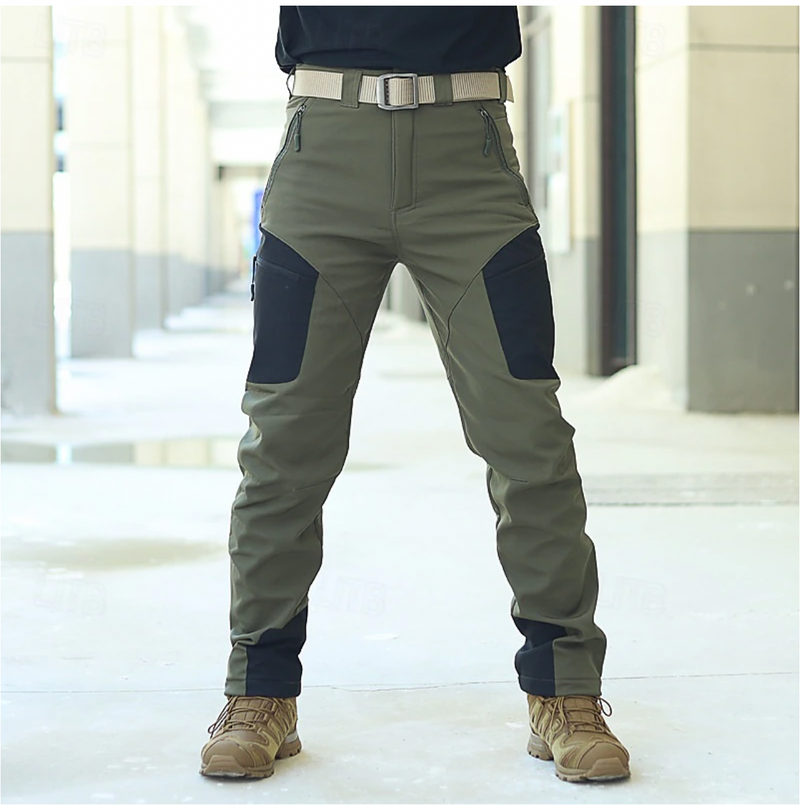 Men's Waterproof Rain Pants - Breathable Outdoor Trousers - Green