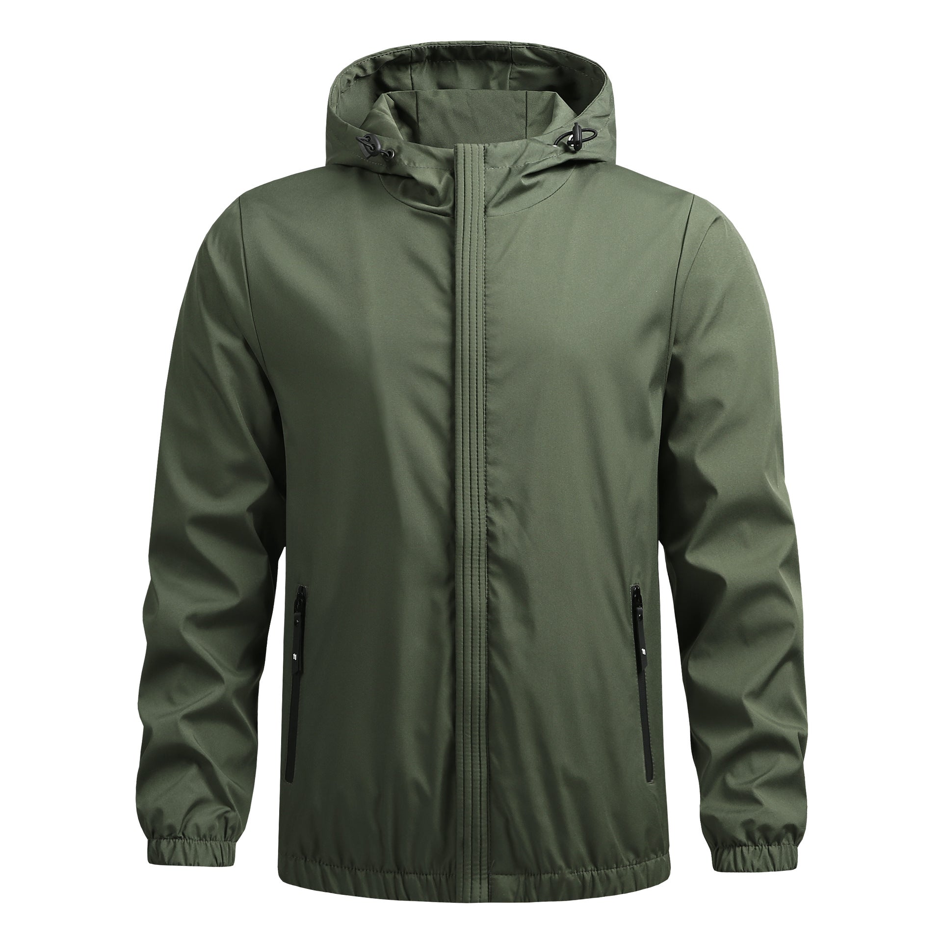 Men's Waterproof Winter Jacket - Outdoor Rain Coat - Green