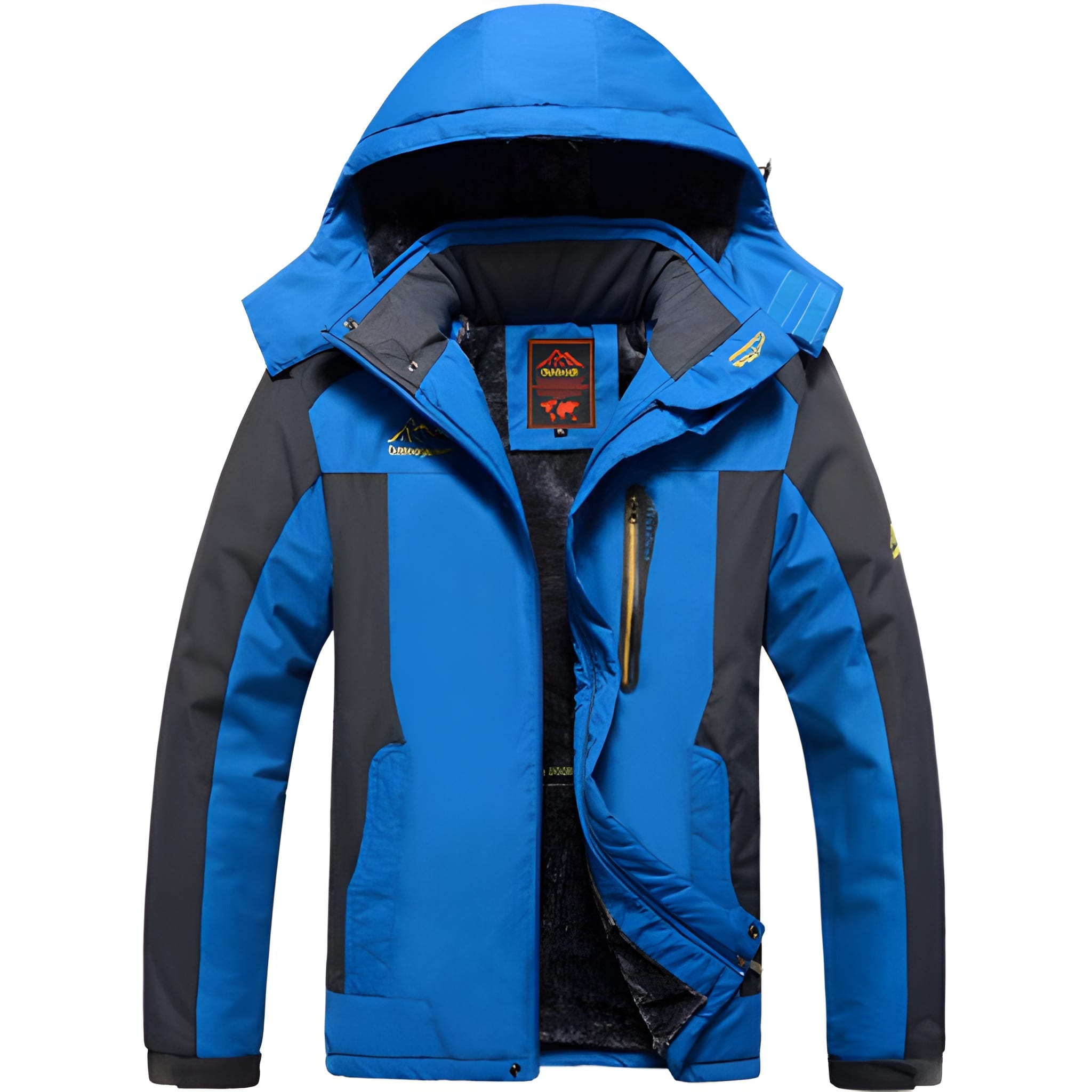 Men's Waterproof Winter Parka Jacket - Thermal Outdoor - Blue