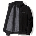 Men's Winter Coat with Stand Collar - Warm & Stylish