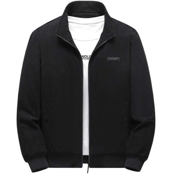 Men's Winter Coat with Stand Collar - Warm & Stylish