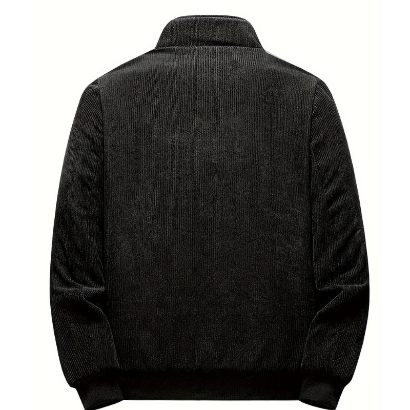 Men's Winter Coat with Stand Collar - Warm & Stylish