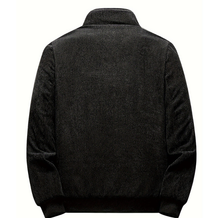 Men's Winter Coat with Stand Collar - Warm & Stylish