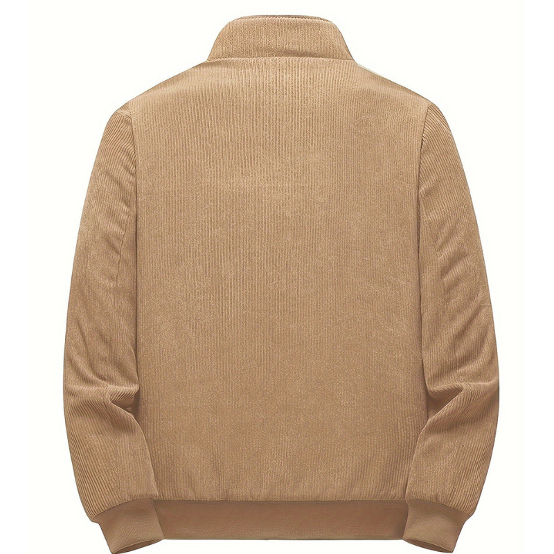 Men's Winter Coat with Stand Collar - Warm & Stylish