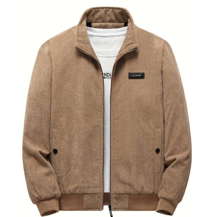 Men's Winter Coat with Stand Collar - Warm & Stylish