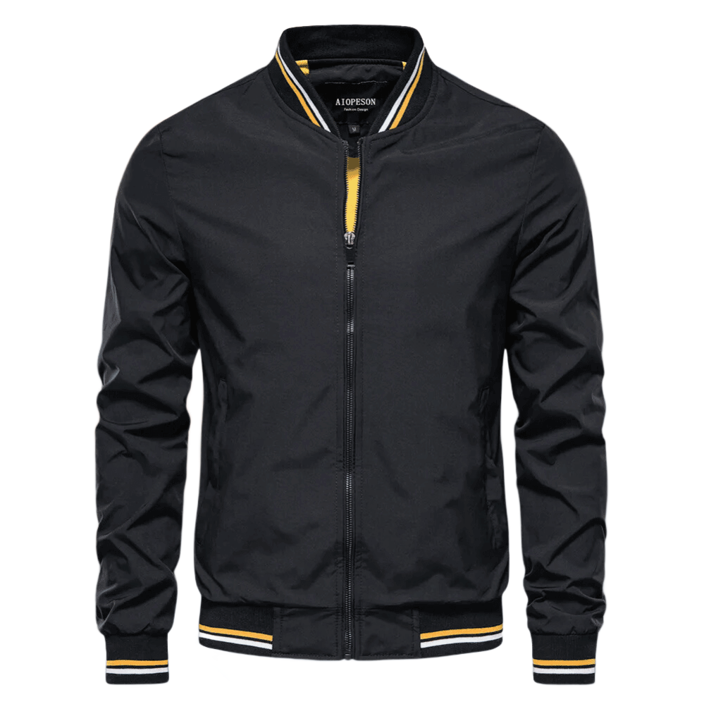 Men's Winter Jacket - Versatile Casual Style - Black