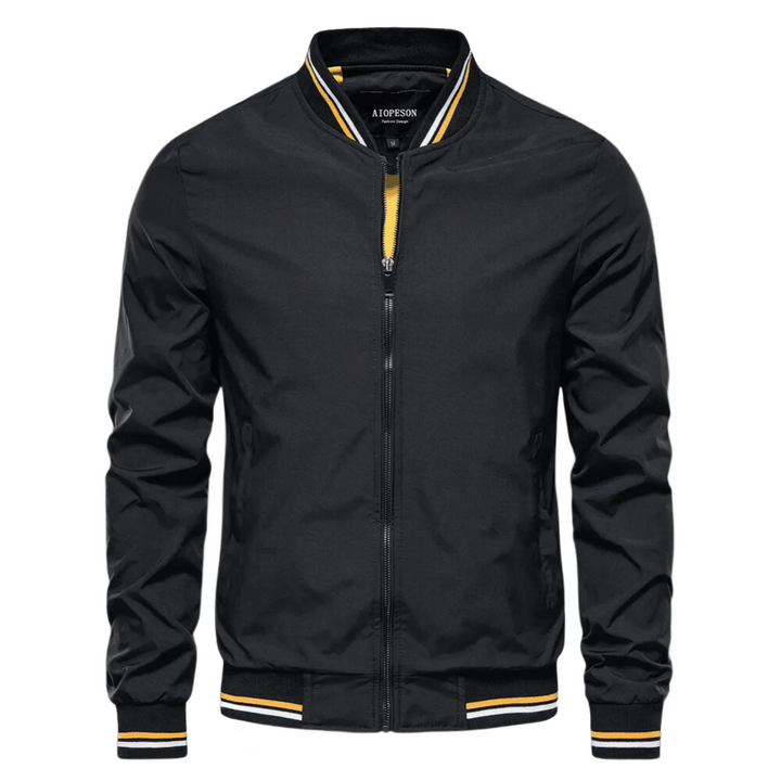 Men's Winter Jacket - Versatile Casual Style - Black