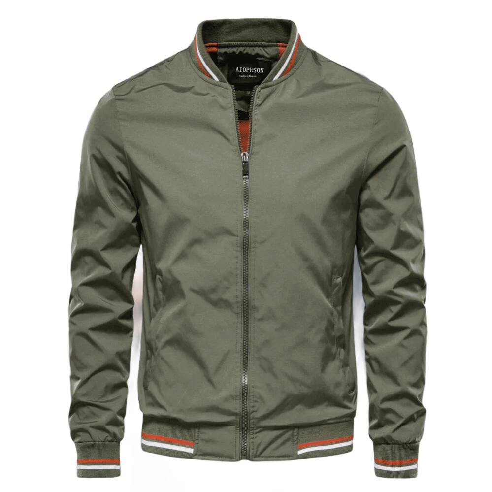 Men's Winter Jacket - Versatile Casual Style - Green