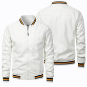 Men's Winter Jacket - Versatile Casual Style - White