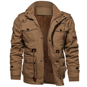 Men's Winter Jacket - Warm & Durable Outdoor Coat - Brown
