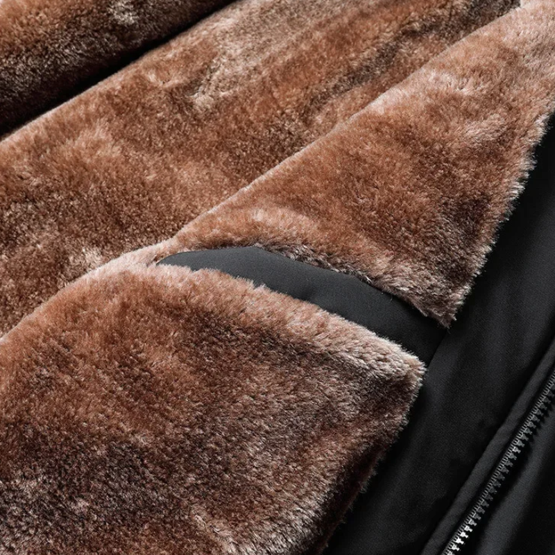 Men's Winter Jacket - Warm Quilted Parka
