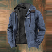 Men's Winter Jacket - Warm & Stylish Coat - Blue