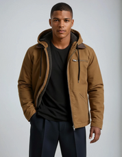 Men's Winter Jacket - Warm & Stylish Coat - Brown