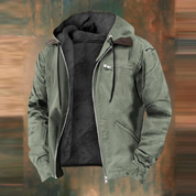 Men's Winter Jacket - Warm & Stylish Coat - Green