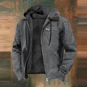 Men's Winter Jacket - Warm & Stylish Coat - Grey