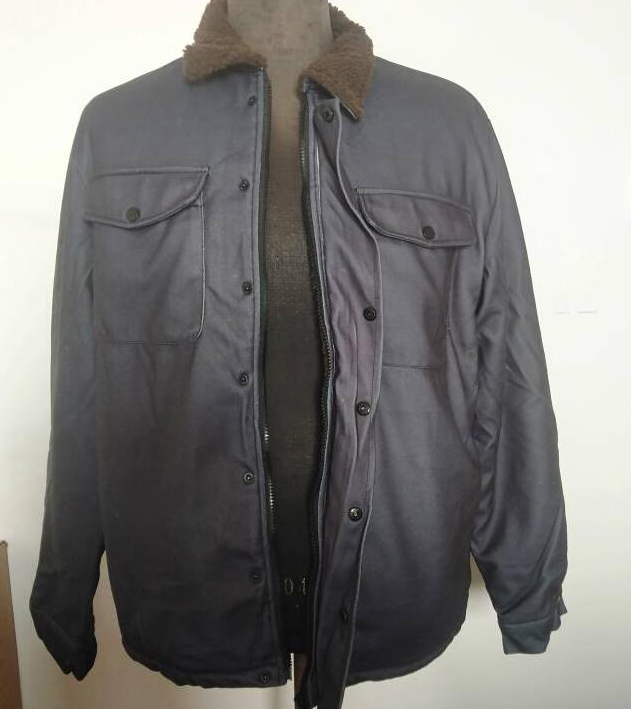 Men's Winter Jacket with Fleece Collar - Warm & Versatile - Grey