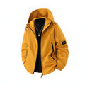 Men's Winter Ski Jacket with Hood - Windproof & Insulated