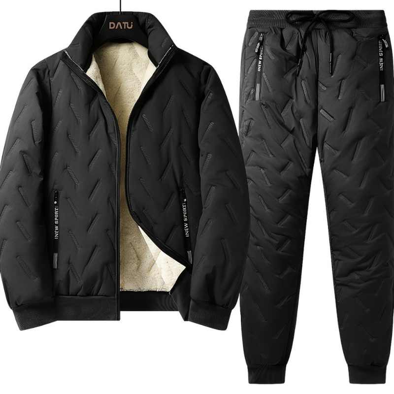 Men's Winter Training Set - Jacket & Pants Combo - Black