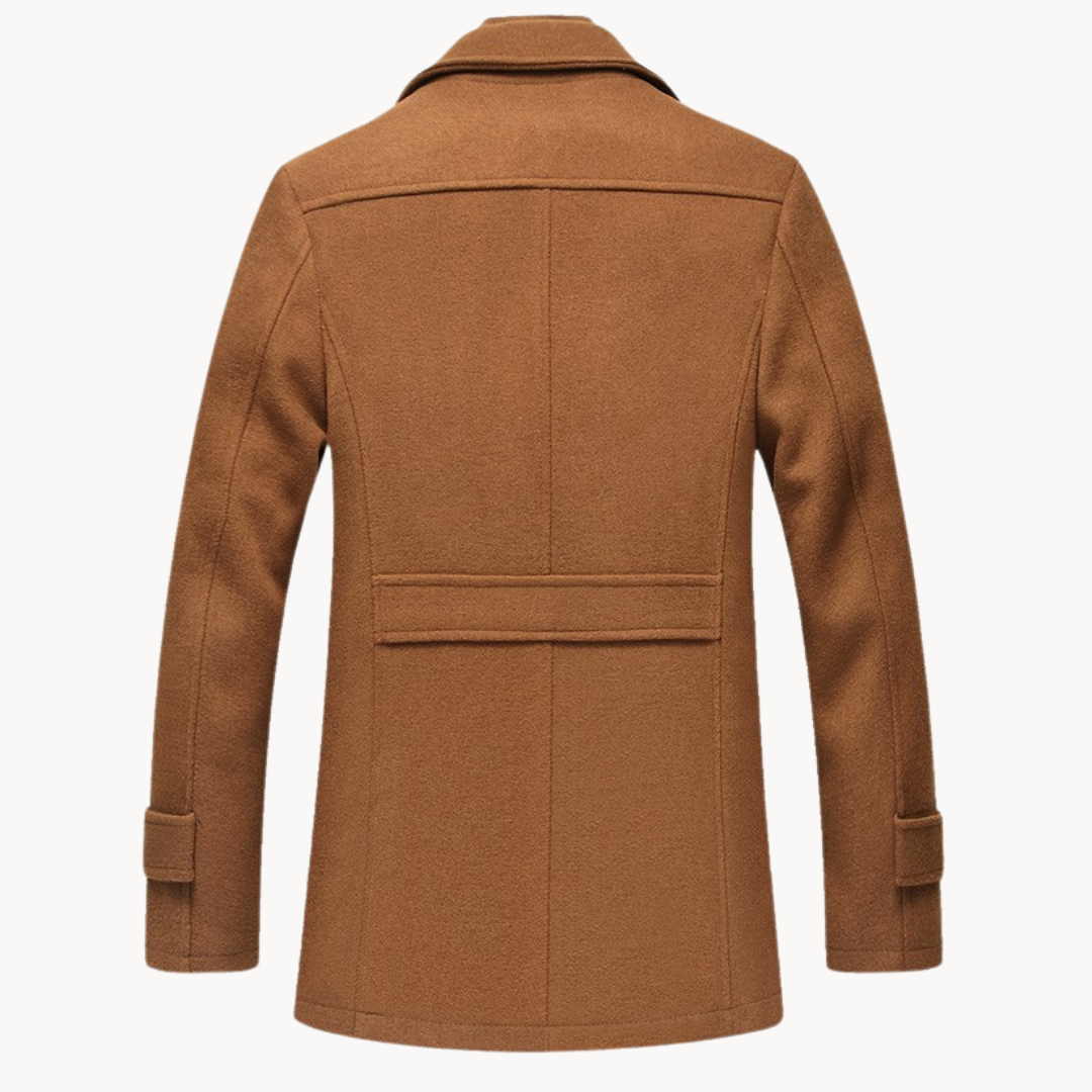 Men's Wool Blazer Jacket - Classic Tailored Fit