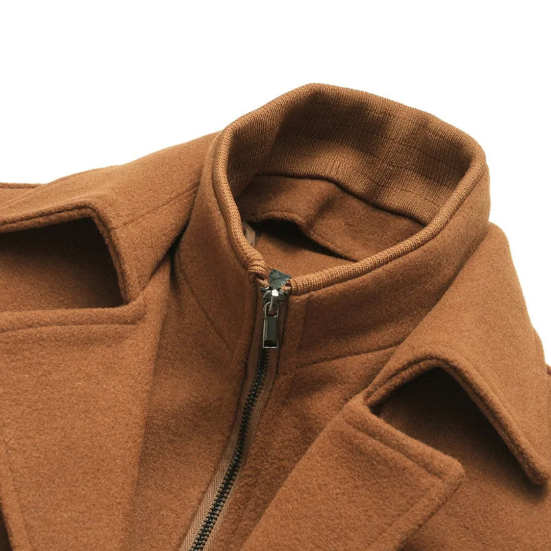 Men's Wool Blazer Jacket - Classic Tailored Fit