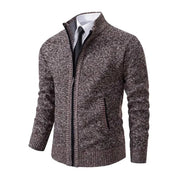 Men's Zip-Up Vest - Classic Layering Piece - Coral