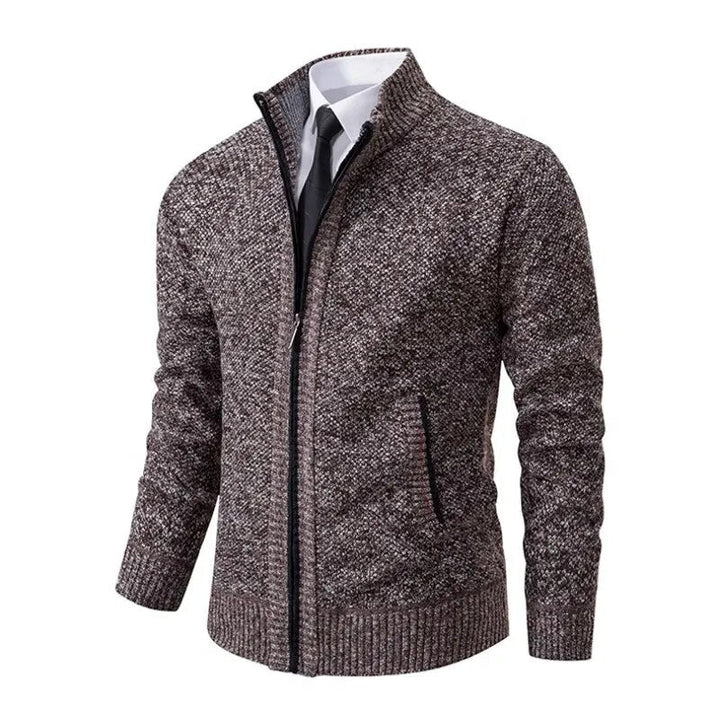 Men's Zip-Up Vest - Classic Layering Piece - Coral