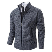 Men's Zip-Up Vest - Classic Layering Piece - Dark Grey
