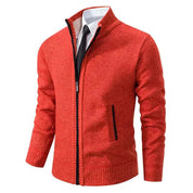 Men's Zip-Up Vest - Classic Layering Piece - Red