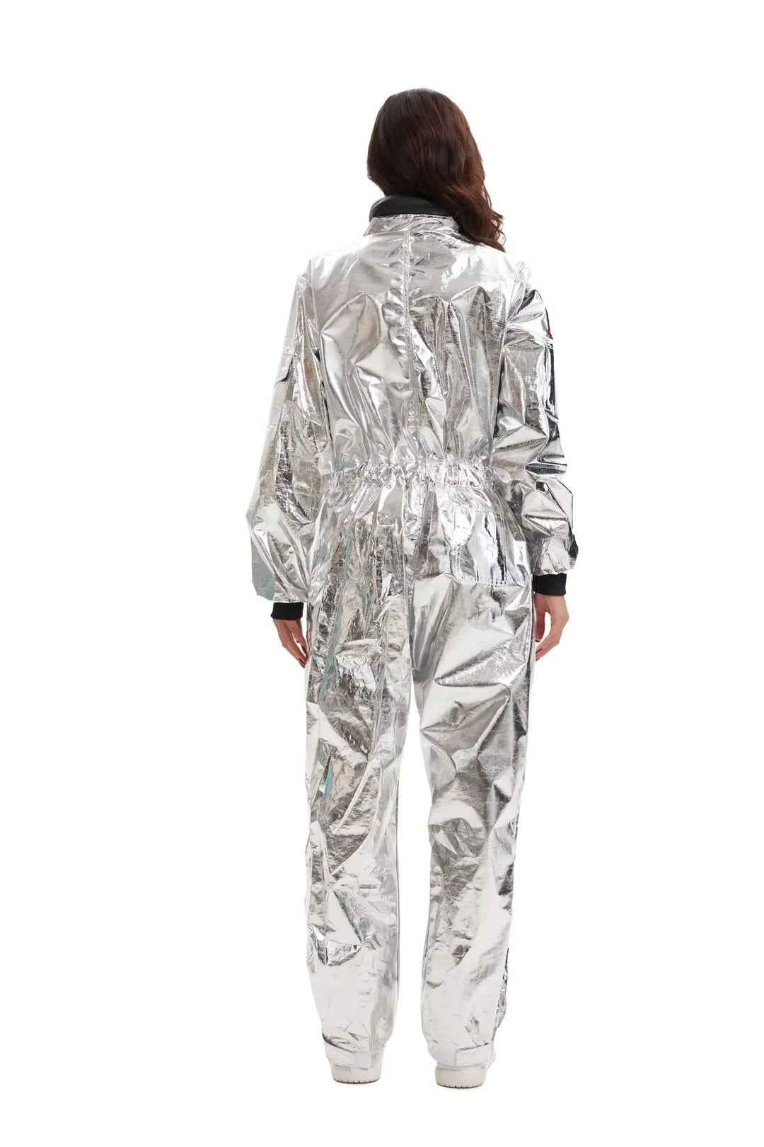 Women's Astronaut Jumpsuit Halloween Costume – White