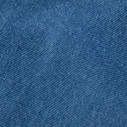 Women's Asymmetric Denim Jacket - Angled Button Stand Collar