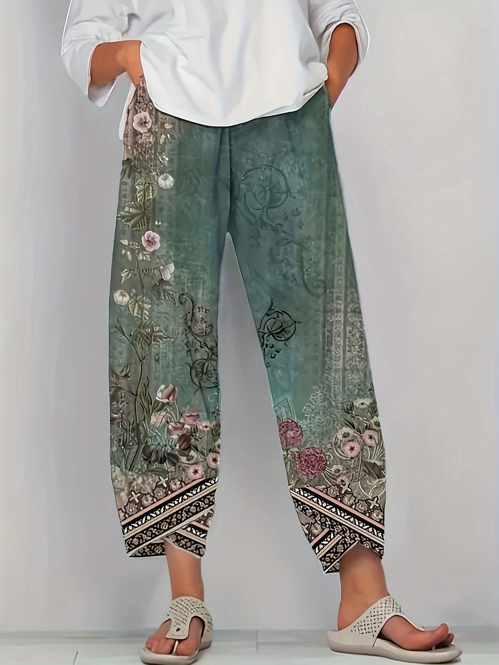 Women's Botanical Cropped Pants - Relaxed Fit